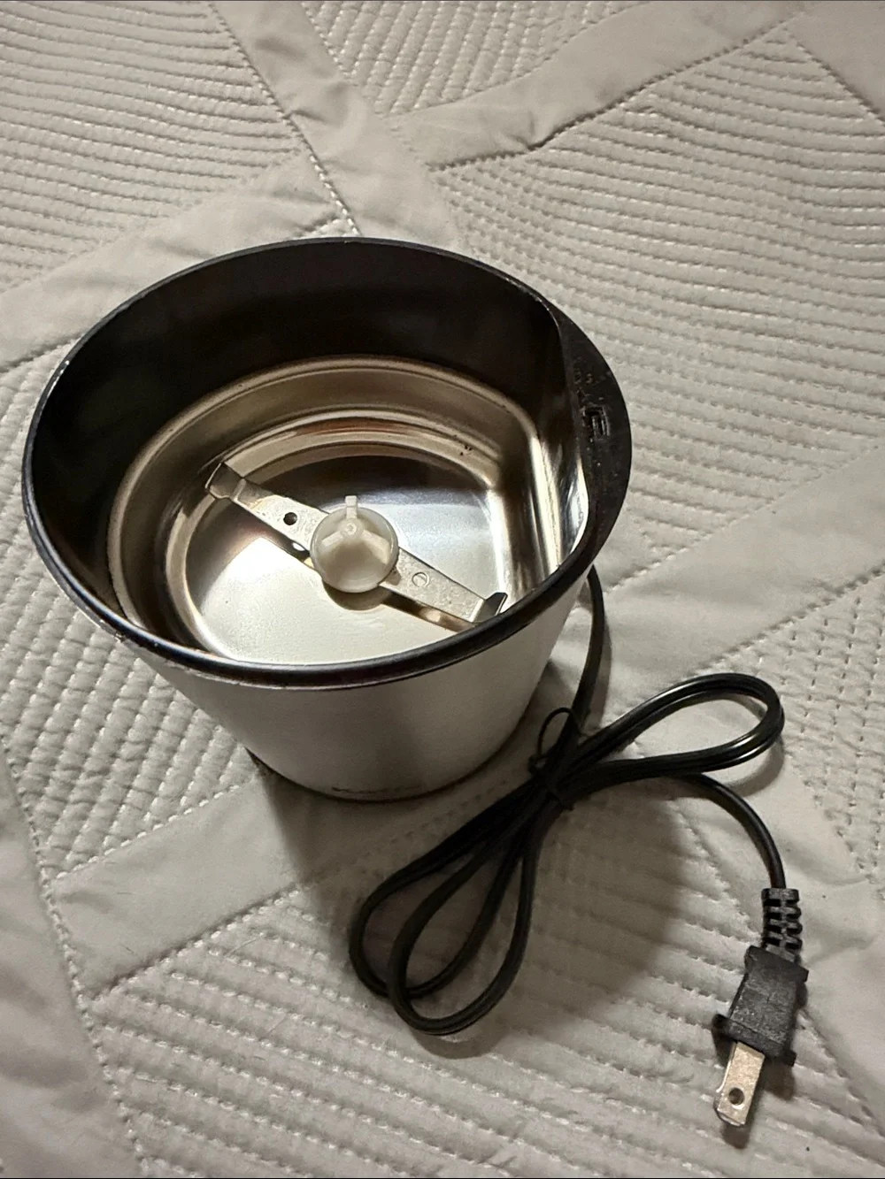 Kaffè Silver Coffee Grinder - Compact Electric Grinder
